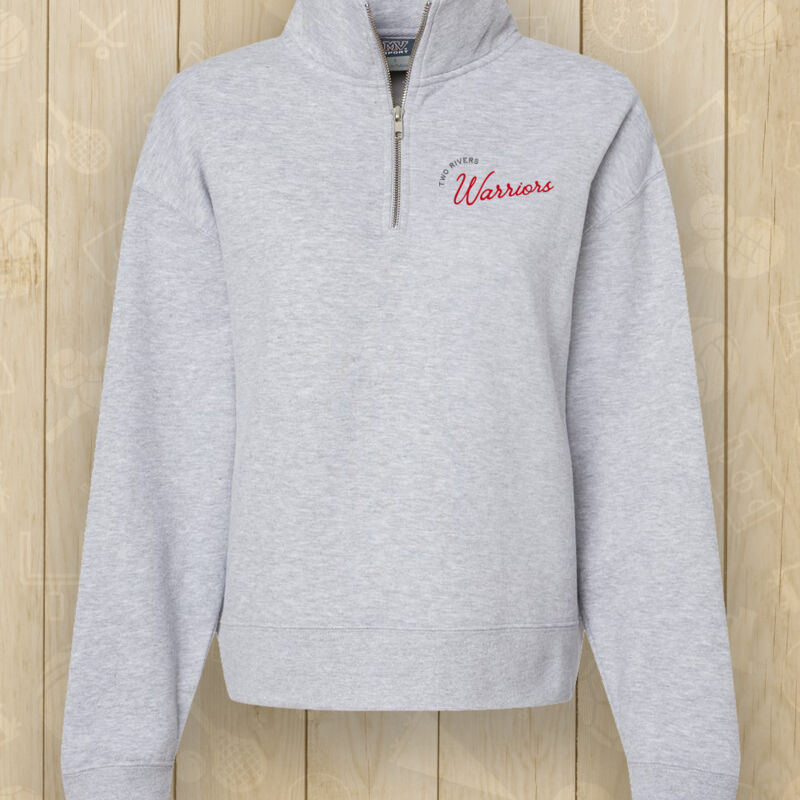 MV Sport - Women's Sueded Fleece Quarter-Zip Sweatshirt - Printed Logo ** Add Name for $5! ** Thumbnail