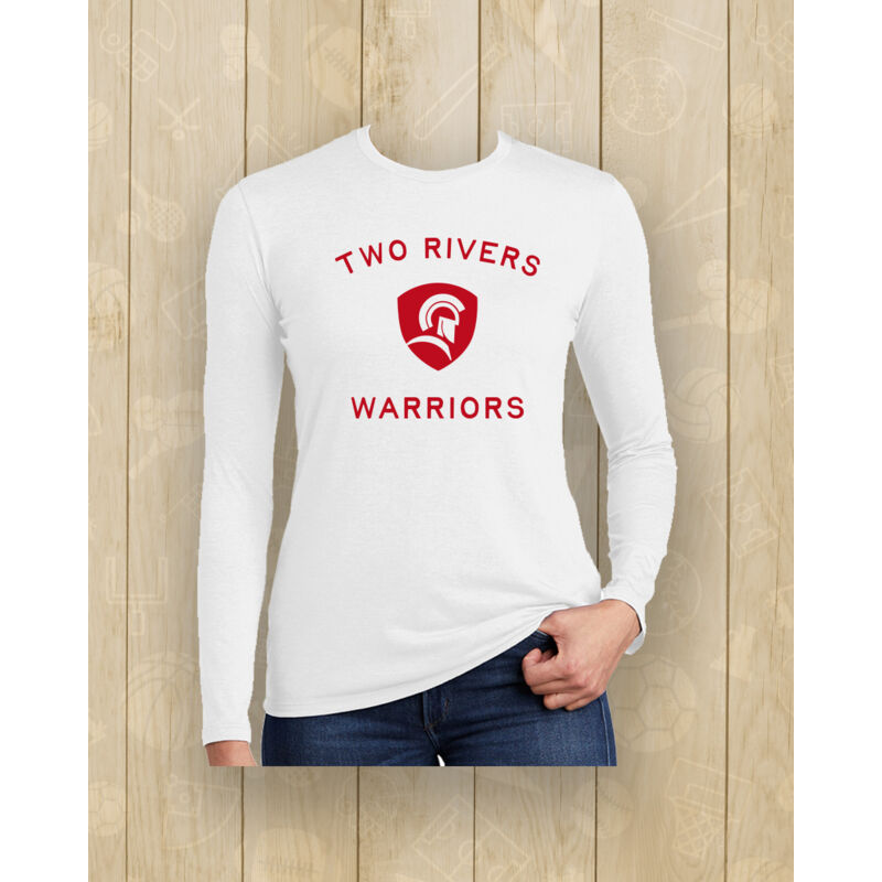 Allmade® Women’s Tri-Blend Long Sleeve Tee - Printed Logo ** Add Name for $5! ** Thumbnail