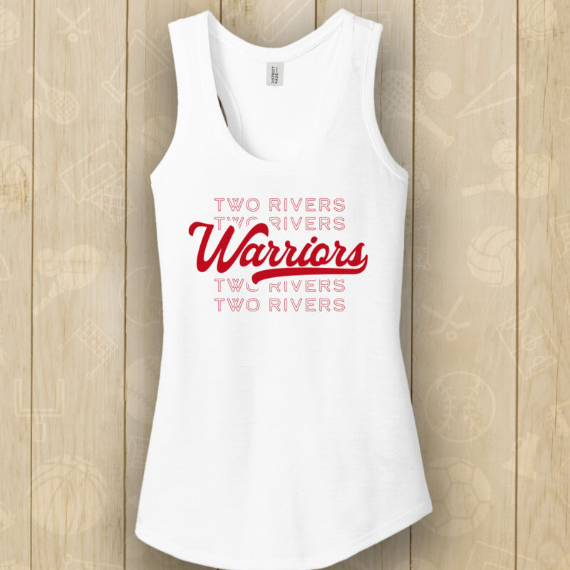 District ® Women’s Perfect Tri ® Racerback Tank - Printed Logo ** Add Name for $5! ** Thumbnail