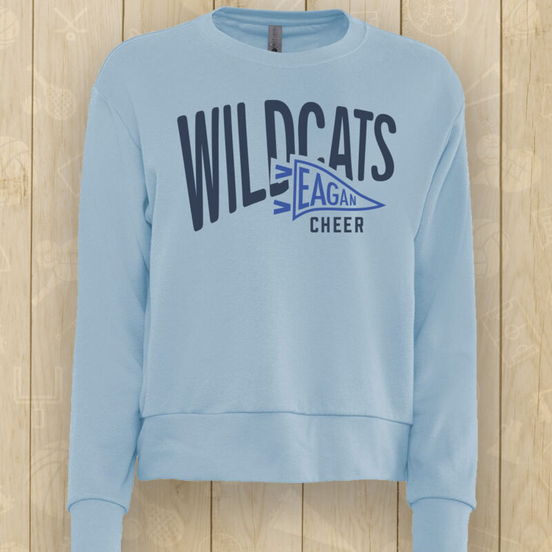 EAGAN CHEER - Next Level - Women's Laguna Sueded Sweatshirt - Printed Logo ** Add Name for $5! ** Thumbnail