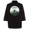 Ten Pearl Button Black Chef Coat Thumbnail