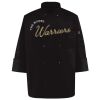 Ten Pearl Button Black Chef Coat Thumbnail