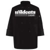 Ten Pearl Button Black Chef Coat Thumbnail